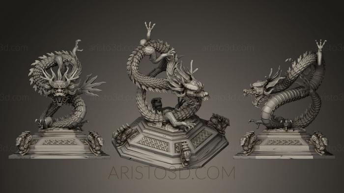Figurines of griffins and dragons (STKG_0010) 3D model for CNC machine